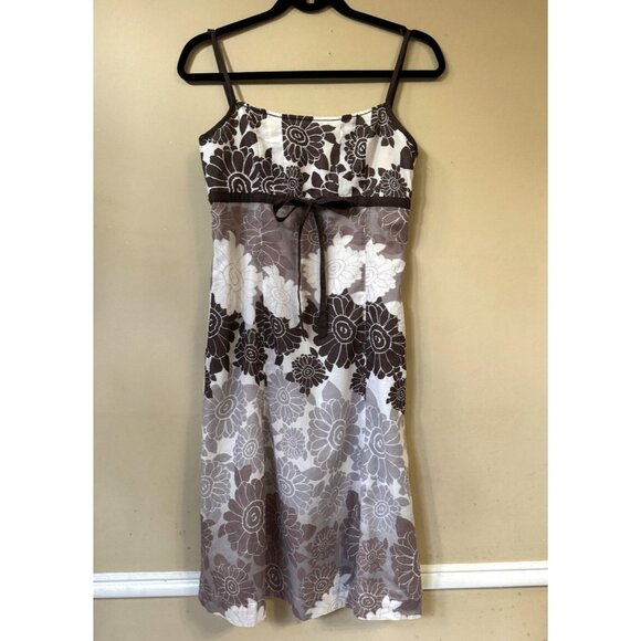 Esprit Women's Y2K Spring Floral Sleeveless Babydoll Dress Sz 8 Cottagecore - Picture 1 of 16